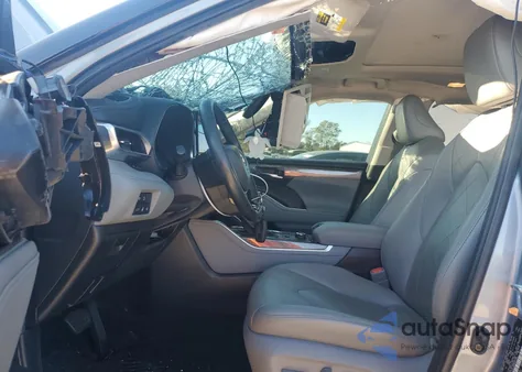 2021 Toyota Highlander Platinum from USA, damaged, VIN 5TDFZRBH0MS072987